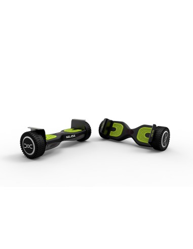 Nilox DOC Off-Road hoverboard Monopattino autobilanciante 10 km h 4300 mAh Nero, Verde