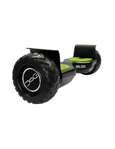 Nilox DOC Off-Road hoverboard Monopattino autobilanciante 10 km h 4300 mAh Nero, Verde