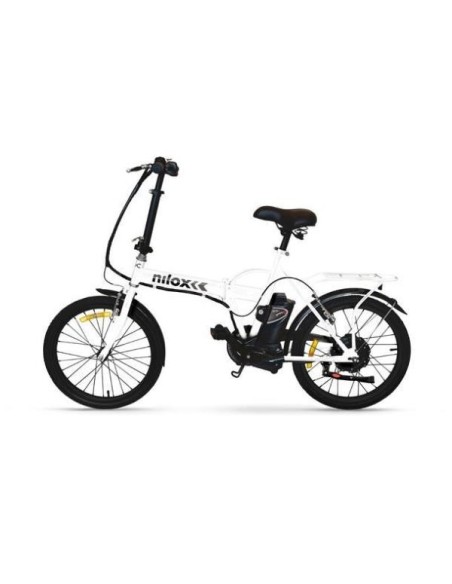 Nilox DOC E-bike X1 Bianco Acciaio 50,8 cm (20") 20 kg