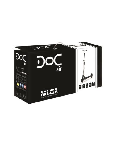 Nilox DOC AIR Nero, Bianco 25 km h 4,4 Ah