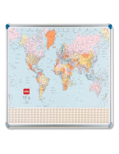 Nobo Cartina Planisfero Magnetica