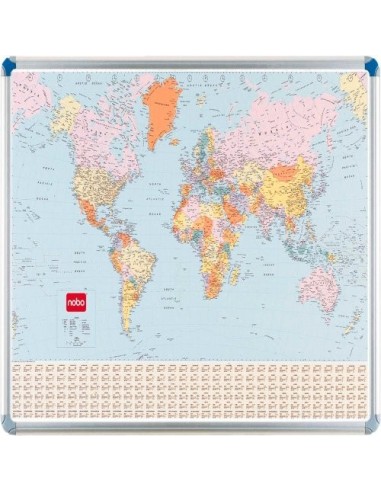 Nobo Cartina Planisfero Magnetica