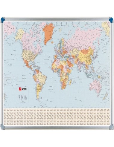 Nobo Cartina Planisfero Magnetica