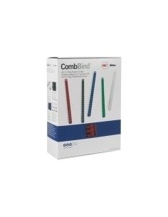 GBC Anelli plastici CombBind rossi 25 mm (50)