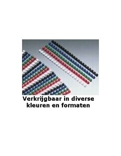 GBC Anelli plastici CombBind rossi 19 mm (100)