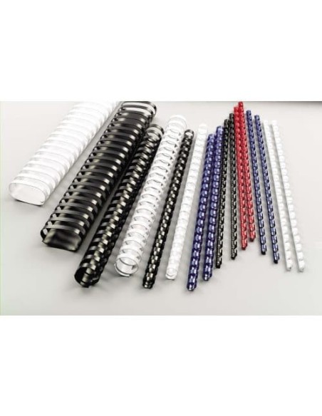 GBC Anelli plastici CombBind rossi 19 mm (100)