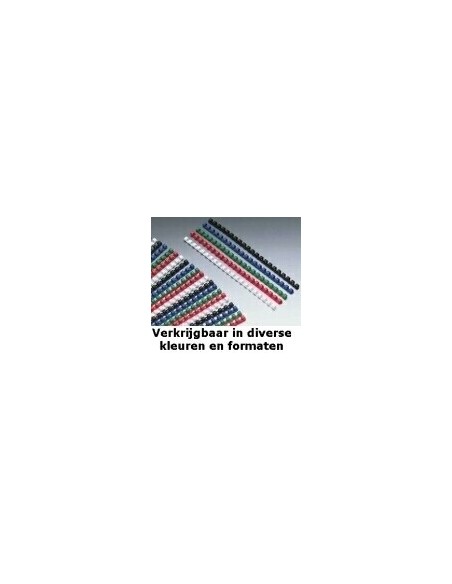 GBC Anelli plastici CombBind rossi 22 mm (100)