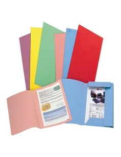 Rexel Spring Cartellina In Cartoncino a 3 alette Azzurro (30)