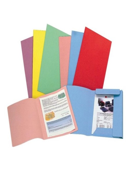 Rexel Spring Cartellina In Cartoncino a 3 alette Azzurro (30)