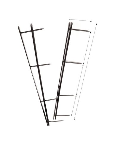 GBC Pettini per rilegatura VeloBind 45 mm neri (25)