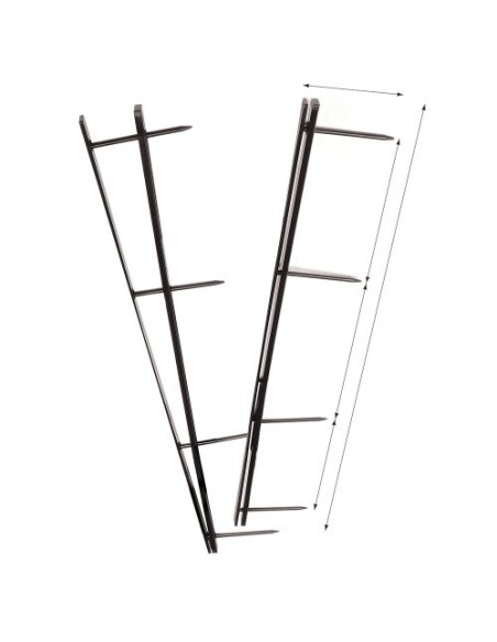 GBC Pettini per rilegatura VeloBind 45 mm neri (25)