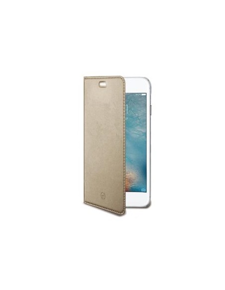 Celly AIR800GD custodia per cellulare 11,9 cm (4.7") Custodia a libro Oro