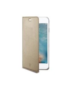 Celly AIR801GD custodia per cellulare 14 cm (5.5") Custodia a libro Oro