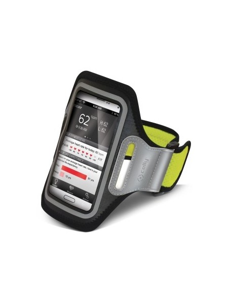 Celly AIRBAND01 custodia per cellulare Fascia da braccio Giallo
