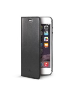 Celly AIRIP6SPBK custodia per cellulare 14 cm (5.5") Custodia a libro Nero