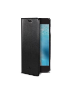 Celly AIRPELLE801BK custodia per cellulare 14 cm (5.5") Custodia a libro Nero