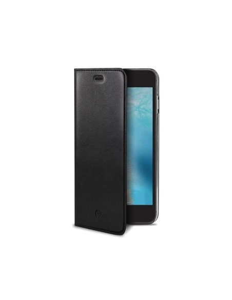 Celly AIRPELLE801BK custodia per cellulare 14 cm (5.5") Custodia a libro Nero