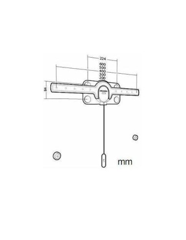 Nilox AMER044060 Supporto TV a parete 152,4 cm (60") Nero, Bianco