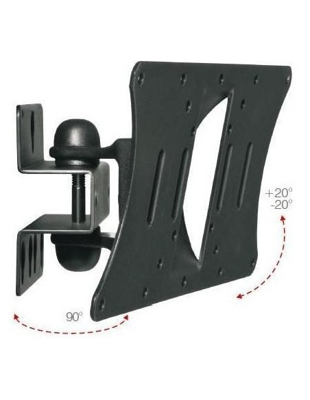 Nilox AMOM06070 Supporto TV a parete 81,3 cm (32") Nero
