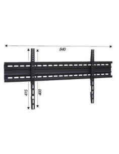 Nilox AMOM06139 Supporto TV a parete 160 cm (63") Nero