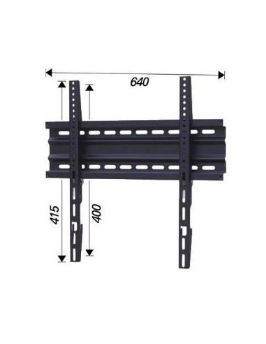 Nilox AMOM06144 Supporto TV a parete 127 cm (50") Nero