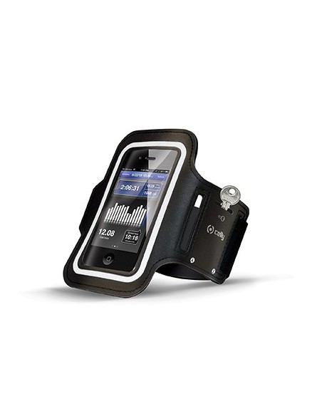 Celly ARMBAND01 custodia per cellulare Fascia da braccio Nero