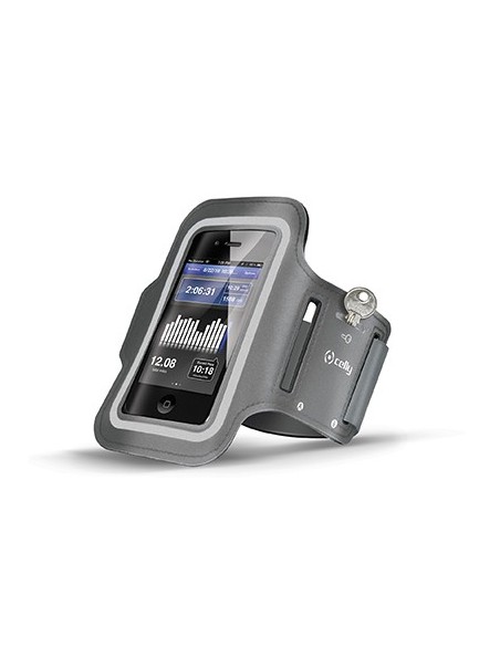 Celly ARMBAND02 custodia per cellulare Fascia da braccio Grigio