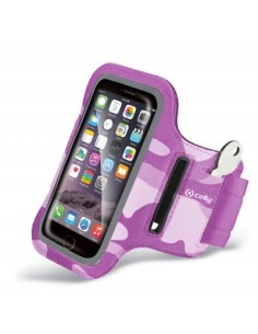 Celly ARMBAND10 custodia per cellulare Fascia da braccio Rosa