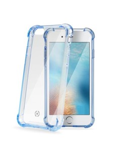 Celly ARMOR801LB custodia per cellulare 14 cm (5.5") Cover Blu, Trasparente