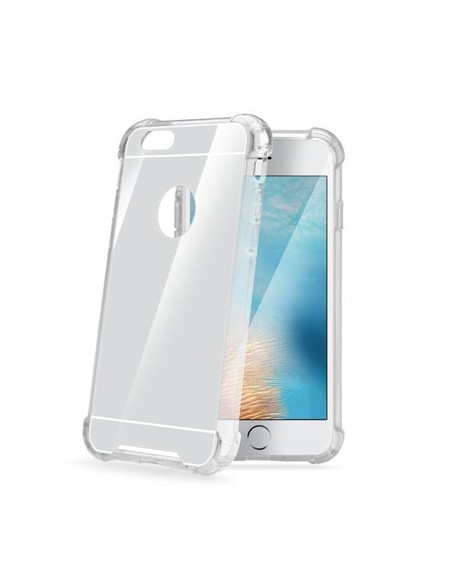 Celly ARMORMIR801SV custodia per cellulare 14 cm (5.5") Cover Specchio