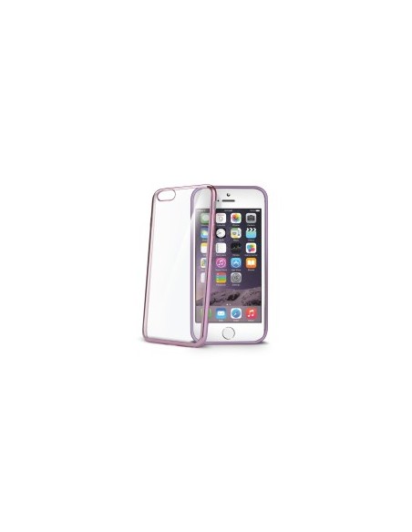 Celly BCLIP6SFX custodia per cellulare 11,9 cm (4.7") Custodia con bordo Rosa