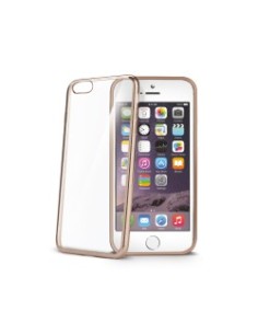 Celly BCLIP6SPGD custodia per cellulare 14 cm (5.5") Custodia con bordo Oro
