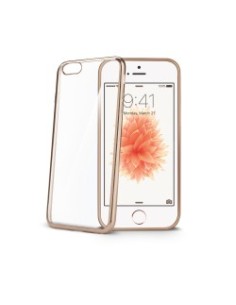Celly BCLIPSEGD custodia per cellulare 10,2 cm (4") Cover Marrone, Trasparente