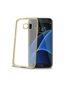 Celly Laser custodia per cellulare Cover Oro, Trasparente