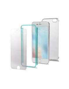 Celly BODY801TF custodia per cellulare 14 cm (5.5") Cover a guscio Trasparente, Turchese