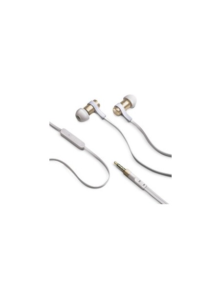 Celly BSIDE35GD cuffia e auricolare Cablato In-ear Musica e Chiamate Oro, Bianco