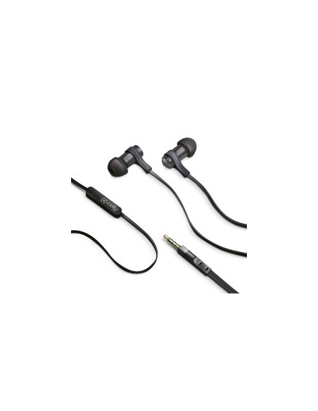 Celly BSIDE35GR cuffia e auricolare Cablato In-ear Musica e Chiamate Nero