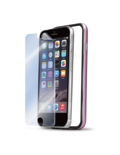Celly BUMPERIPH6PPK custodia per cellulare 14 cm (5.5") Custodia con bordo Rosa