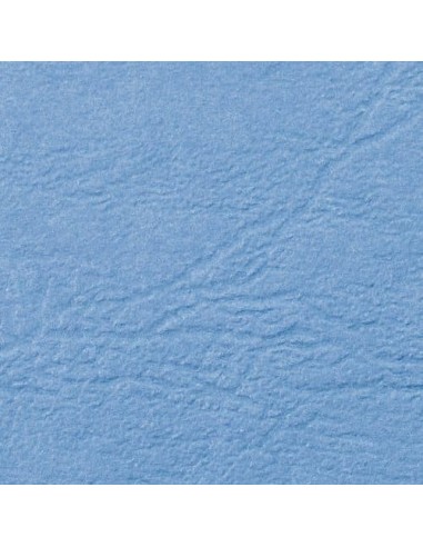 GBC Copertine rilegatura LeatherGrain 250 gsm azzurro (100)