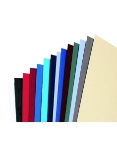 GBC Copertine rilegatura LeatherGrain 250 gsm borgogna (100) 2