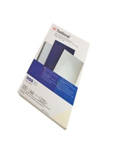 GBC Copertine per rilegatura tradizionali A4 220gsm bianche(100) 2