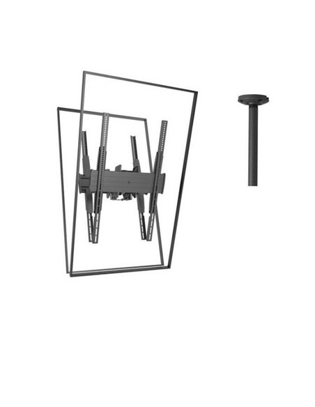 Nilox CHKITBBP0507 Supporto TV a parete 152,4 cm (60") Nero