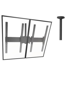 Nilox CHLCM2X1UP0507 Supporto TV a parete 139,7 cm (55") Nero