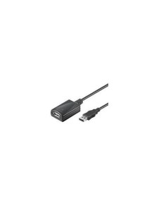 Nilox 5.0m USB 2.0 A M F cavo USB 5 m USB A Nero