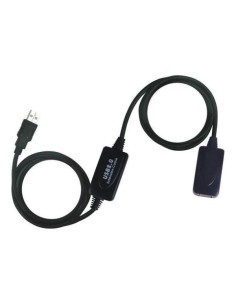 Nilox 15m USB 2.0 A M F cavo USB USB A Nero