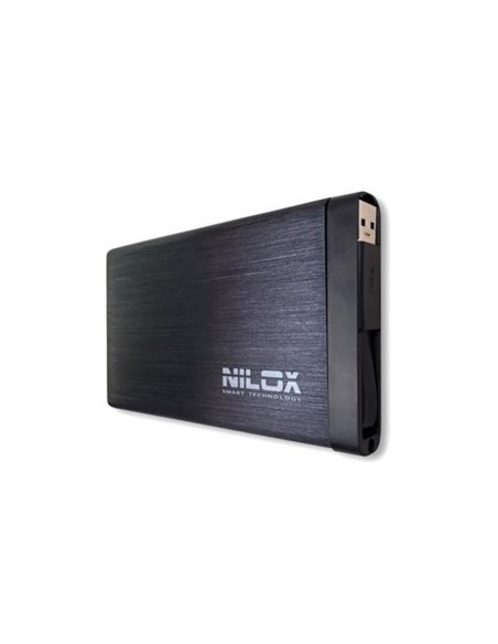 Nilox DH0002BKALUSB contenitore di unità di archiviazione Custodia per Disco Rigido (HDD) Nero 2.5"