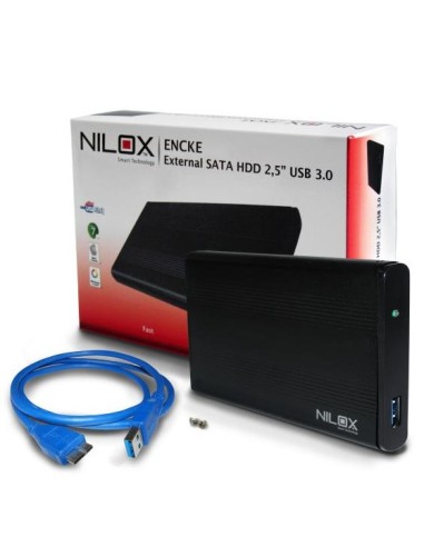 Nilox DH0002ER-3.0E contenitore di unità di archiviazione Nero 2.5"