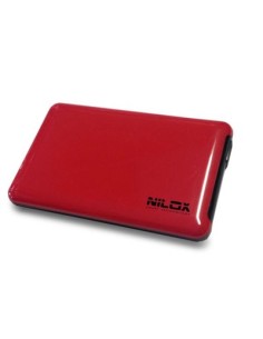 Nilox DH0002RD contenitore di unità di archiviazione Custodia per Disco Rigido (HDD) Rosso 2.5"