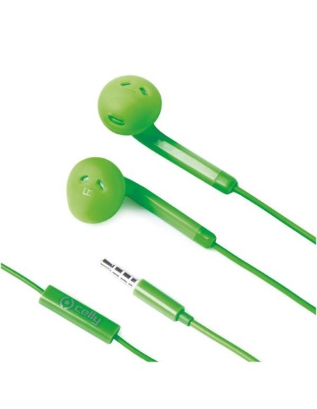 Celly FUN35GN cuffia e auricolare Cablato In-ear Musica e Chiamate Verde