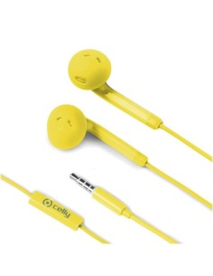 Celly FUN35YL cuffia e auricolare Cablato In-ear Musica e Chiamate Giallo